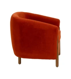 Fotel HERMANEZ 81 cm czerwony