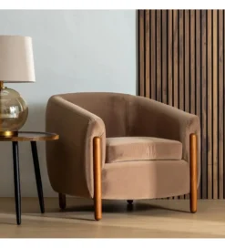 Fotel HERMANEZ 81 cm taupe