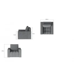 Fotel LAZARO 108 cm