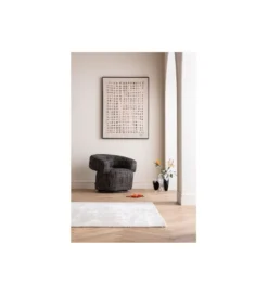 Fotel MAYE BOW 70 cm szary