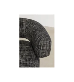Fotel MAYE BOW 70 cm szary