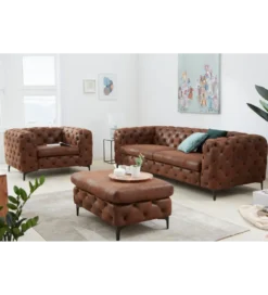 Fotel MODERN BAROCK 120 cm antyczny brąz