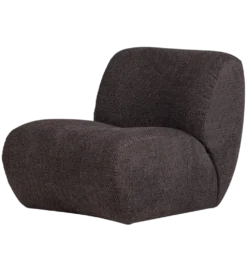 Fotel NOMU chenille antracytowy