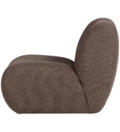 Fotel NOMU chenille brązowy