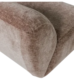 Fotel NOMU velvet jasno brązowy