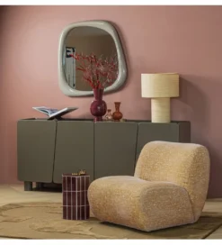 Fotel NOMU velvet żółty