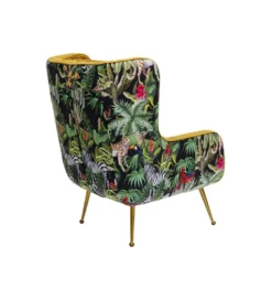 Fotel NONNA JUNGLE 103 cm welur