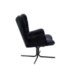 Fotel obrotowe OSCAR czarny chenille