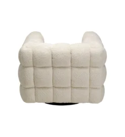 Fotel obrotowy ARMAND 95 cm tapicerowany