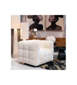 Fotel obrotowy ARMAND 95 cm tapicerowany