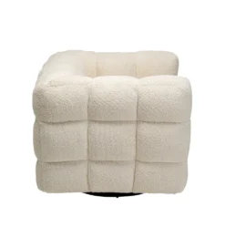 Fotel obrotowy ARMAND 95 cm tapicerowany