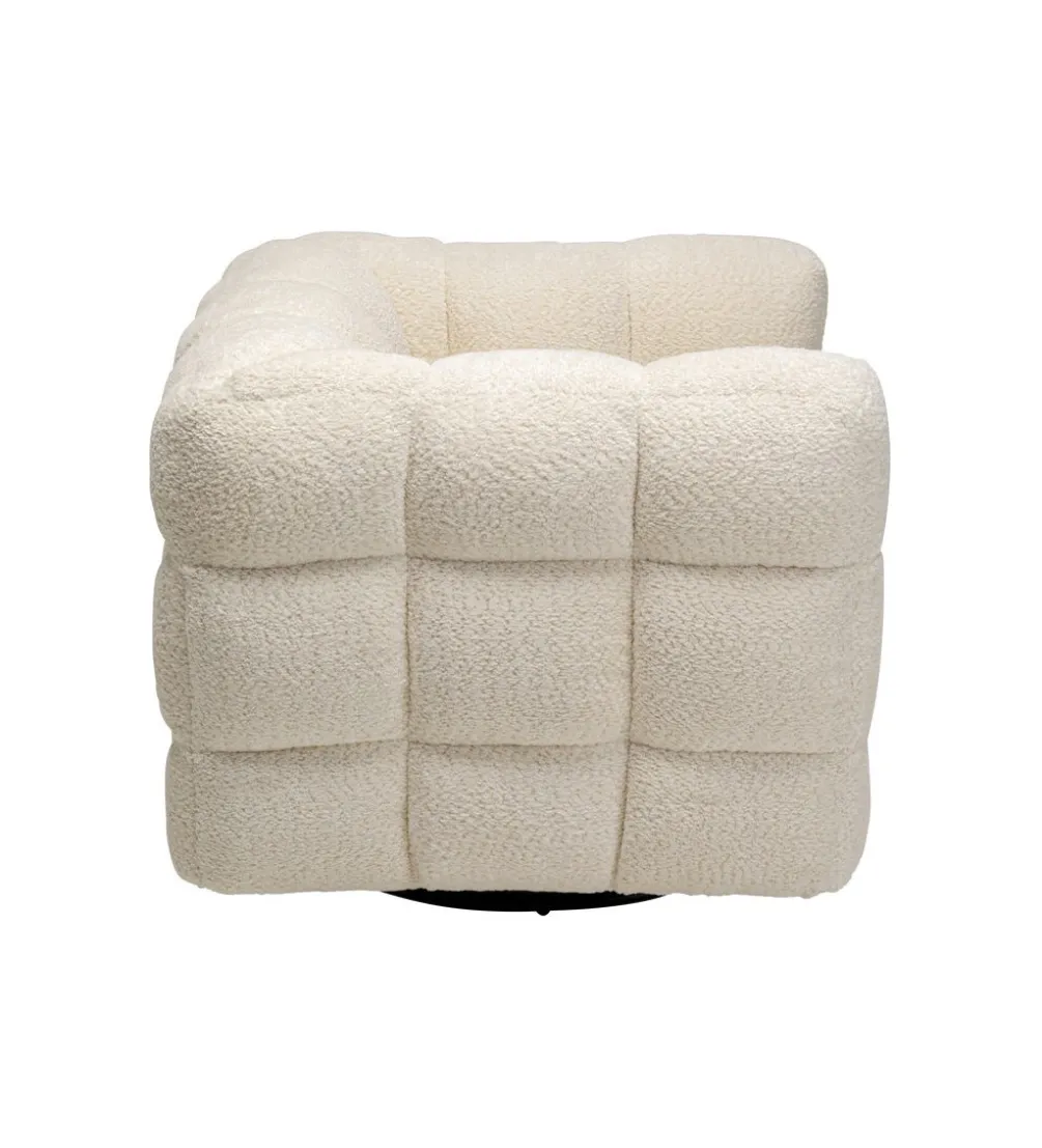 Fotel obrotowy ARMAND 95 cm tapicerowany