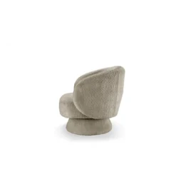 Fotel obrotowy BOSSA NOVA bouclé taupe