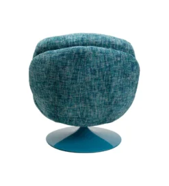 Fotel obrotowy COSY 86 cm niebieski