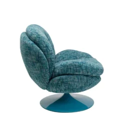 Fotel obrotowy COSY 86 cm niebieski
