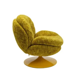 Fotel obrotowy COSY 86 cm żółty