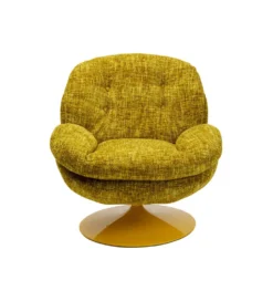 Fotel obrotowy COSY 86 cm żółty