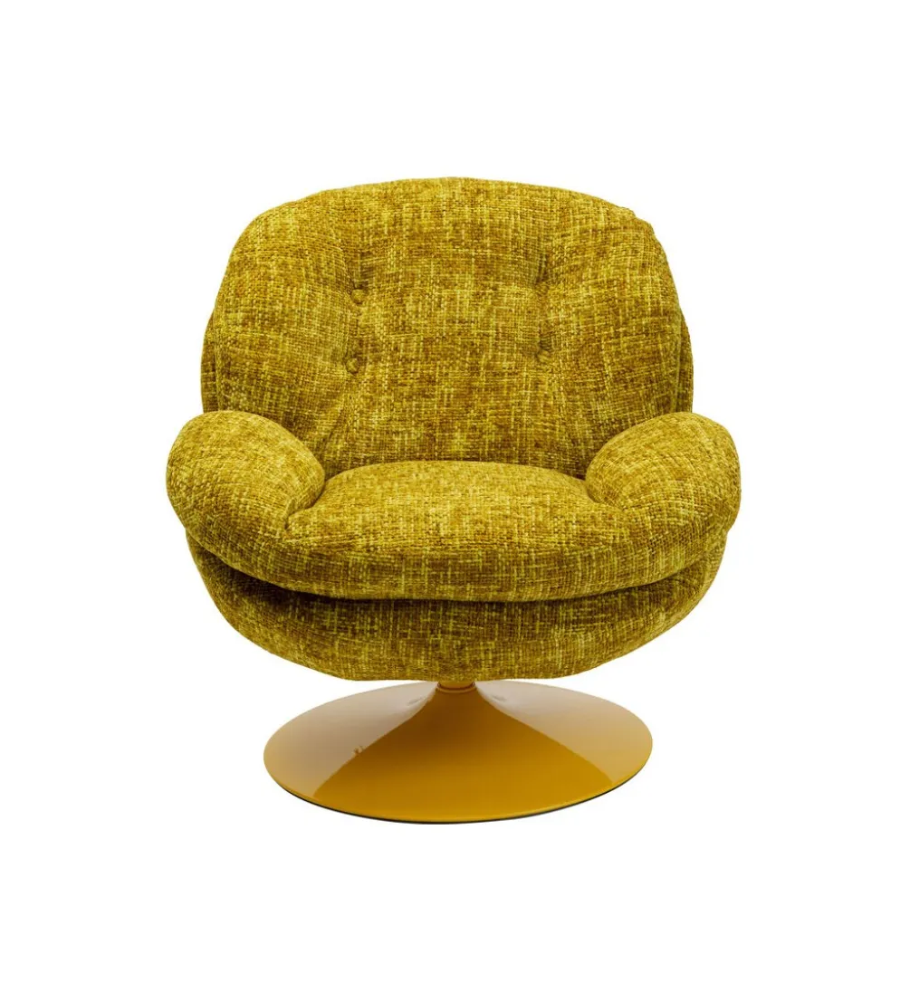 Fotel obrotowy COSY 86 cm żółty