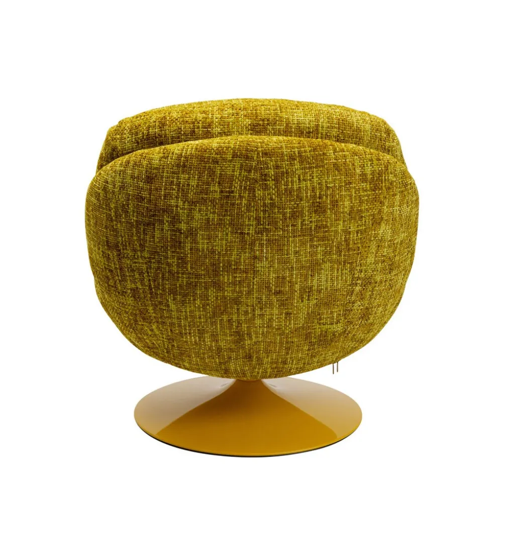 Fotel obrotowy COSY 86 cm żółty
