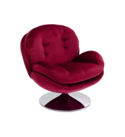 Fotel obrotowy COSY 86 cm wiśniowy