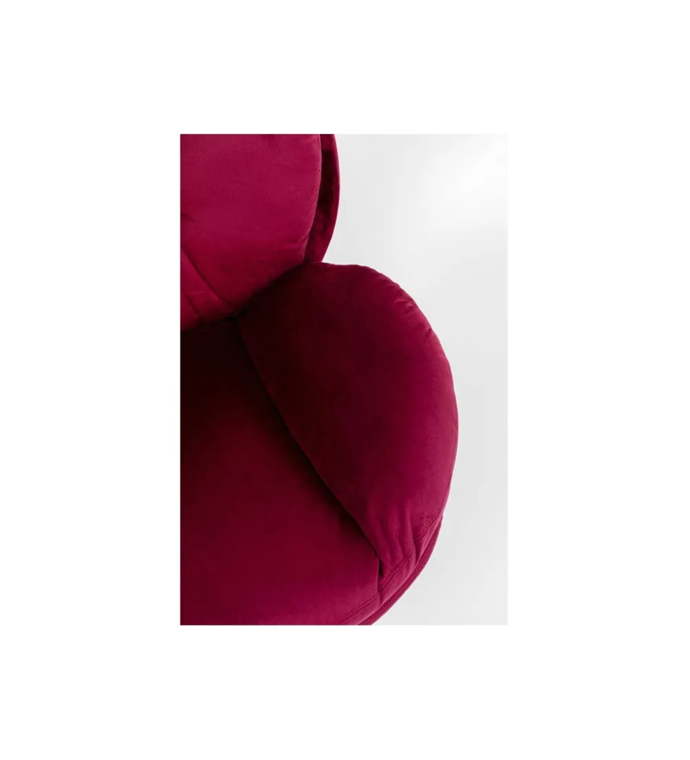 Fotel obrotowy COSY 86 cm wiśniowy