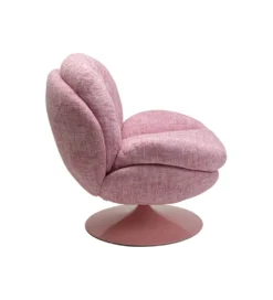Fotel obrotowy COSY różowy