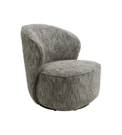 Fotel obrotowy ELLIE 81 cm szary