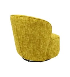 Fotel obrotowy ELLIE 81 cm żółty