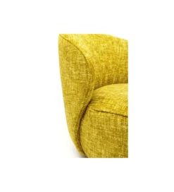 Fotel obrotowy ELLIE 81 cm żółty