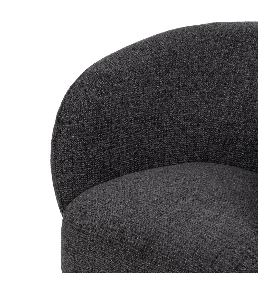 Fotel obrotowy GIRATORIO 77 cm czarny