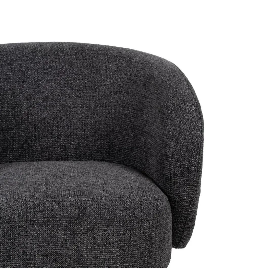 Fotel obrotowy GIRATORIO 77 cm czarny
