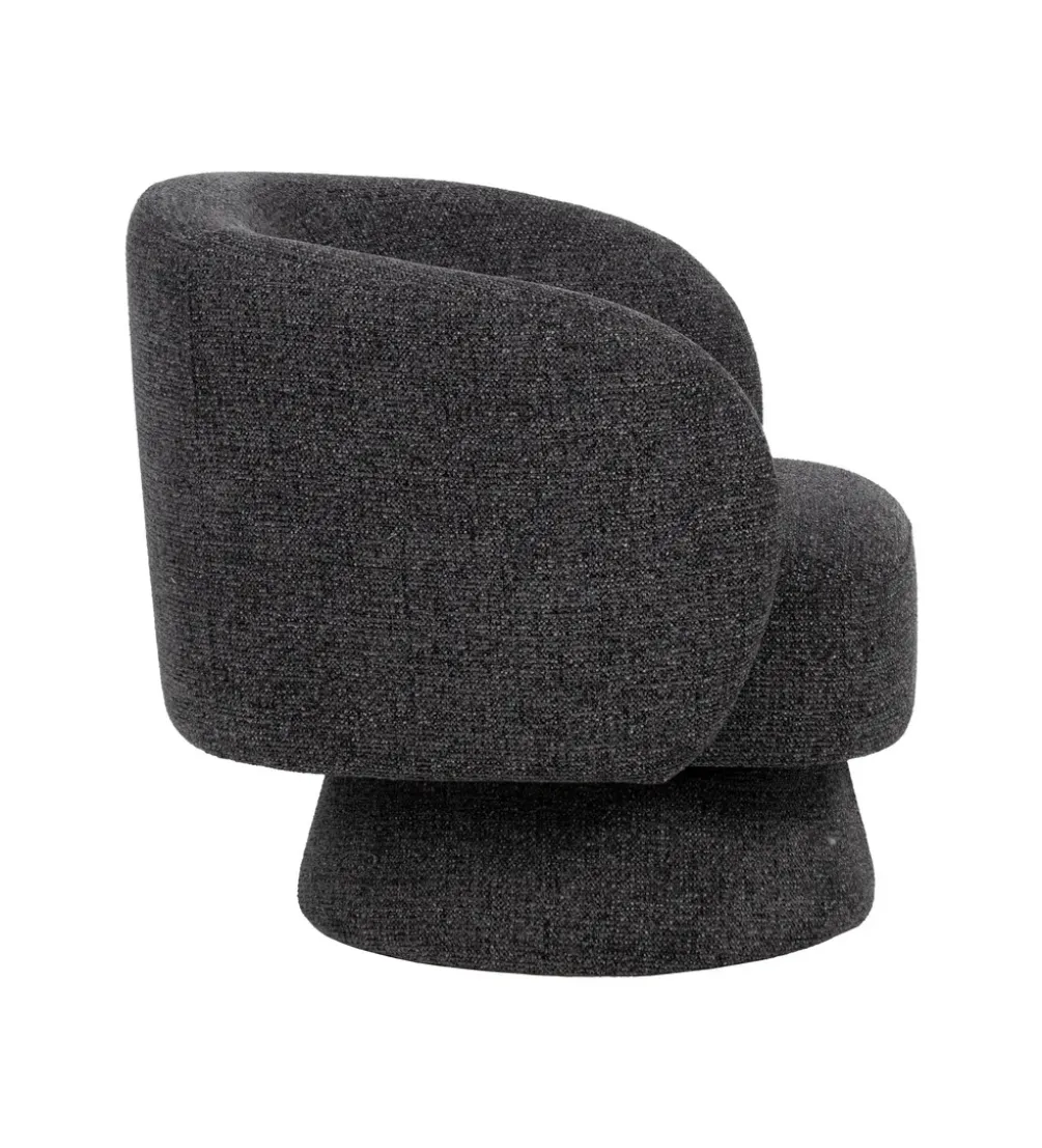 Fotel obrotowy GIRATORIO 77 cm czarny
