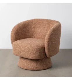 Fotel obrotowy GIRATORIO 77 cm łososiowy