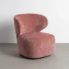 Fotel obrotowy GIRATORIO 74 cm różowy