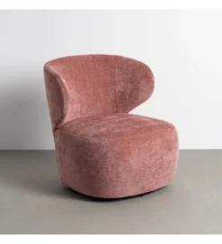 Fotel obrotowy GIRATORIO 74 cm różowy