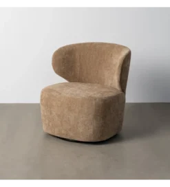 Fotel obrotowy GIRATORIO 74 cm taupe