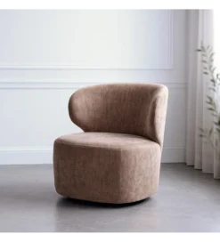 Fotel obrotowy GIRATORIO 74 cm taupe