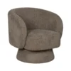 Fotel obrotowy GIRATORIO 77 cm taupe beżowy