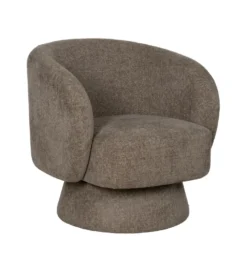 Fotel obrotowy GIRATORIO 77 cm taupe beżowy