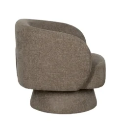 Fotel obrotowy GIRATORIO 77 cm taupe beżowy