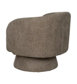 Fotel obrotowy GIRATORIO 77 cm taupe beżowy