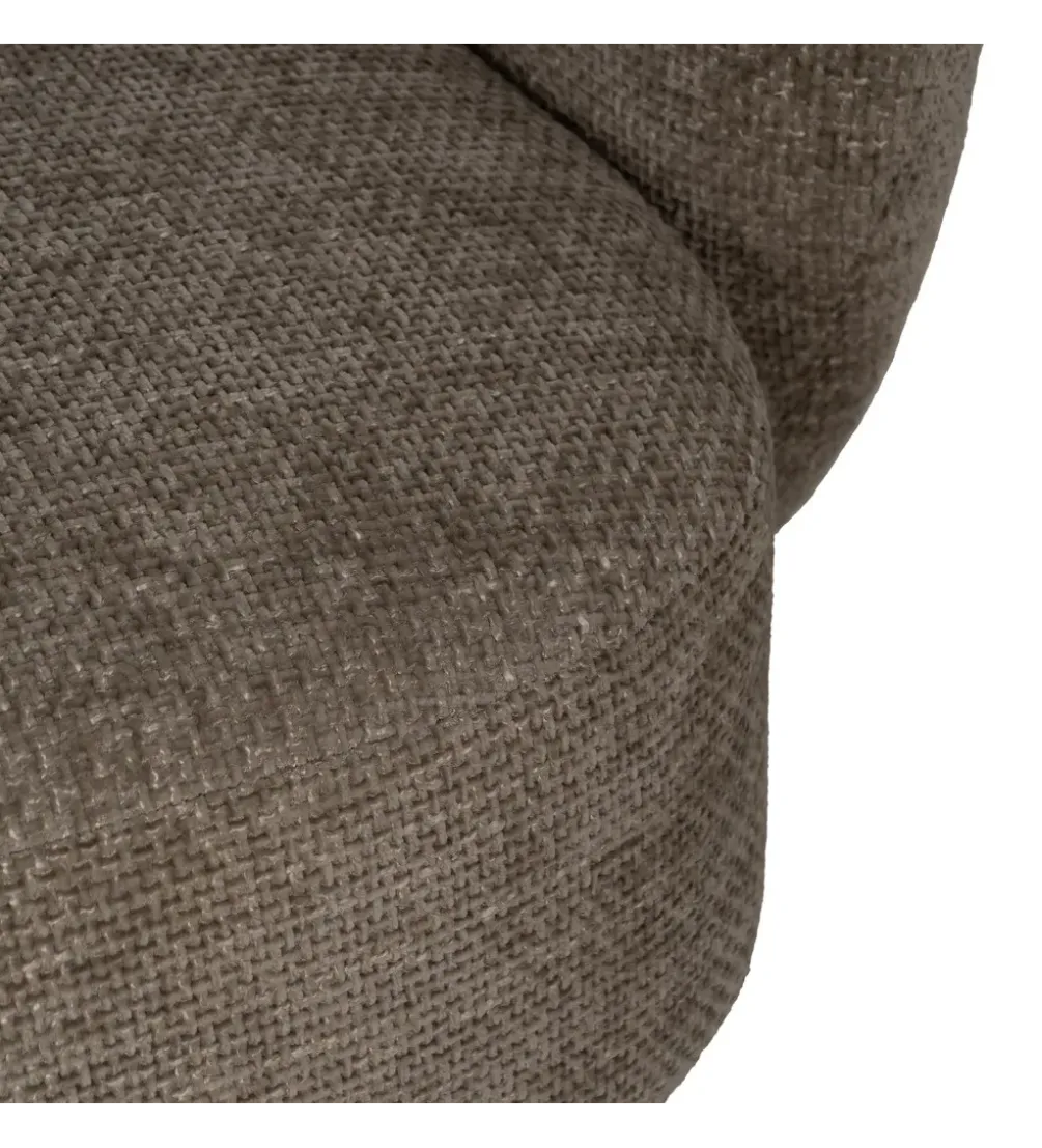 Fotel obrotowy GIRATORIO 77 cm taupe beżowy