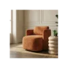 Fotel obrotowy GIRATORIO 66 cm terrakota