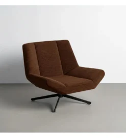 Fotel obrotowy MARRONE 77 cm brązowy