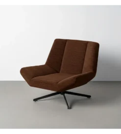 Fotel obrotowy MARRONE 77 cm brązowy