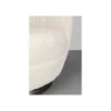 Fotel obrotowy Nube Bouclé 88 cm kremowy
