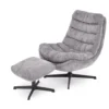 Fotel obrotowy OLYMPIC 94 cm szary