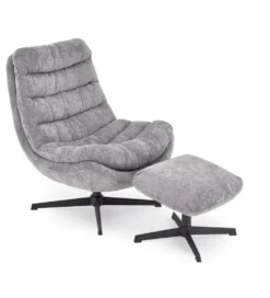 Fotel obrotowy OLYMPIC 94 cm szary