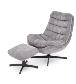 Fotel obrotowy OLYMPIC 94 cm szary