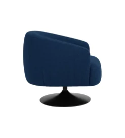 Fotel obrotowy RASANY 73 cm granatowy